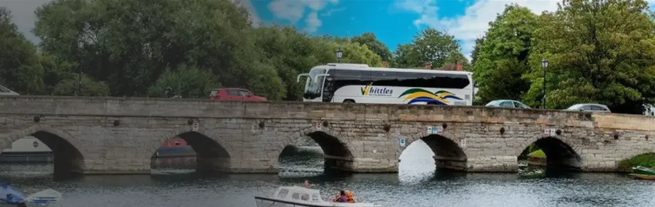 Whittles coach on bridge