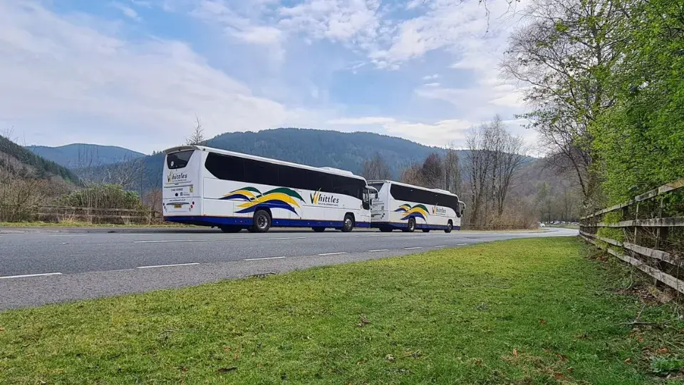 Coaches on road